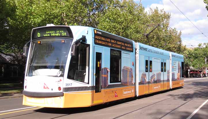 Yarra Trams Combino 3517 Bankwest Qantas